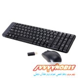 کیبورد و ماوس بدون سیم لاجیتک Logitech MK220 Wireless Mouse and Keyboard